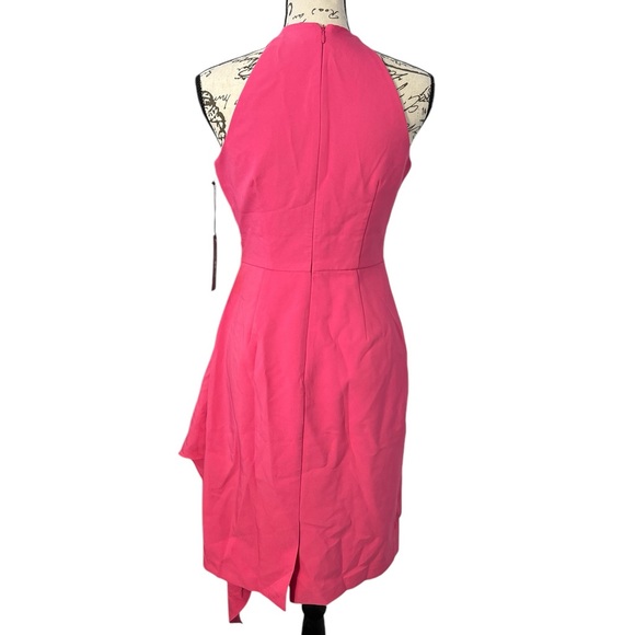 Vince Camuto Women's Sleeveless Halter Dress Barbie Pink - Picture 4 of 10